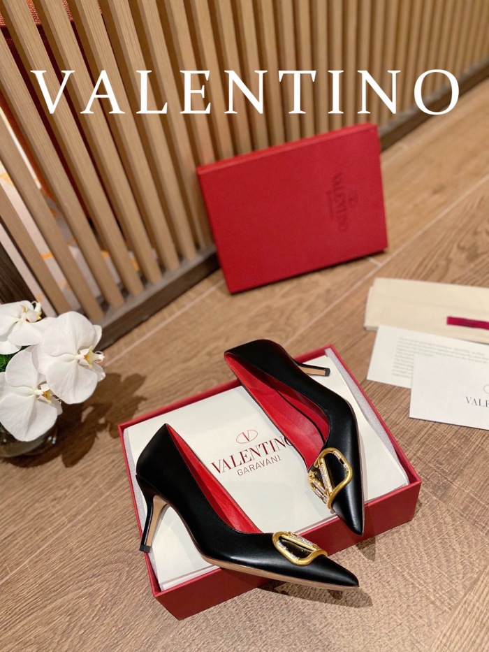 Valentino Vlogo Signature Slingback Pumps Size 35-41 4-Color