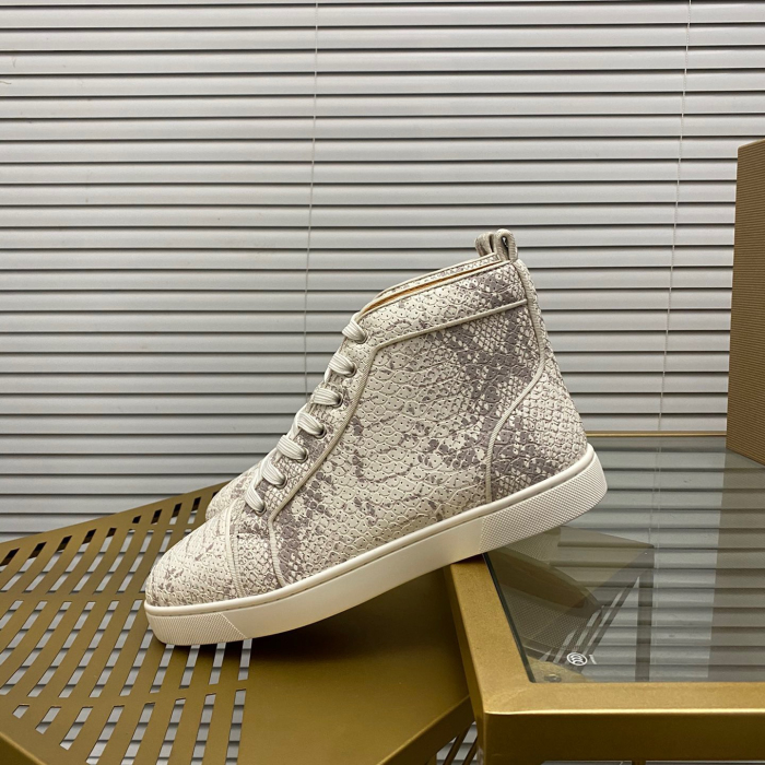 Christian Louboutin Louis High-Top Sneaker Size 36-46  8-Color