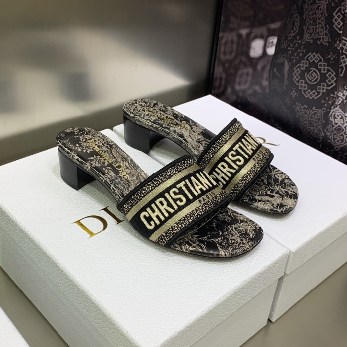 Dior Dway Heeled Sandal Pumps Size 35-41 9-Color