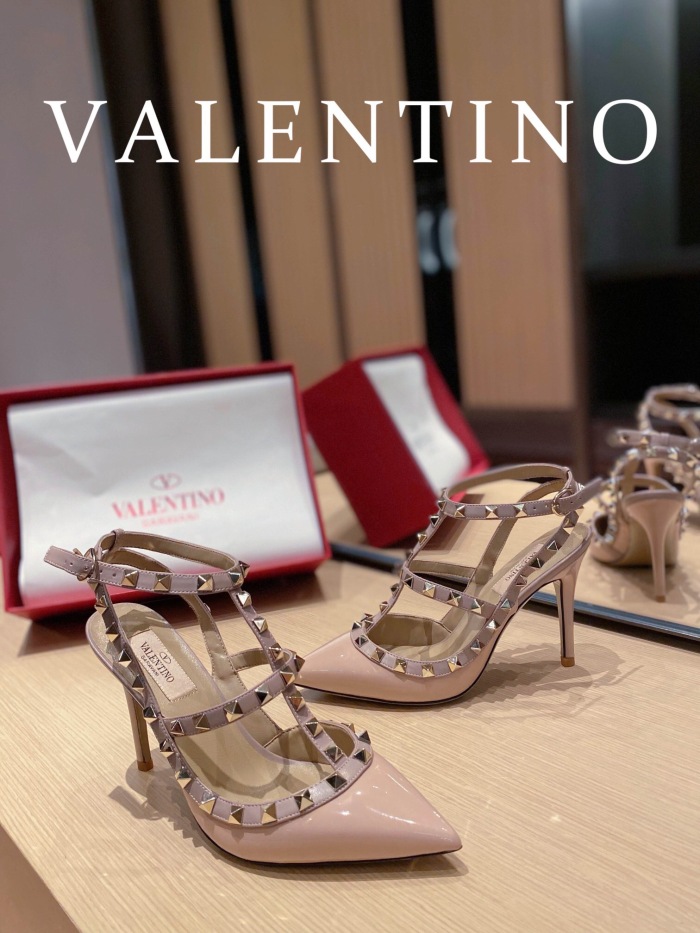 Valentino Rockstud Ankle Strap Pumps Size 35-41 11-Color