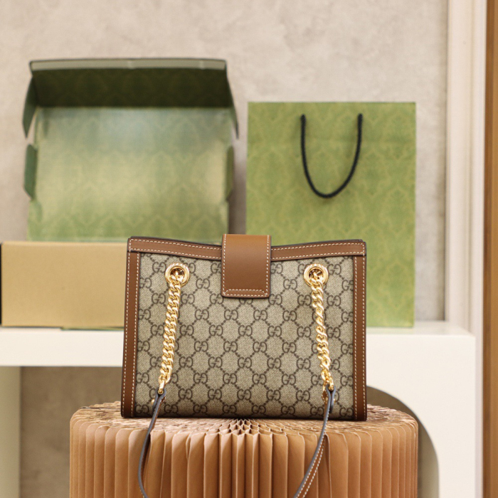 Gucci GG Supreme Padlock Women Shoulder Bags Size 26*18*10cm