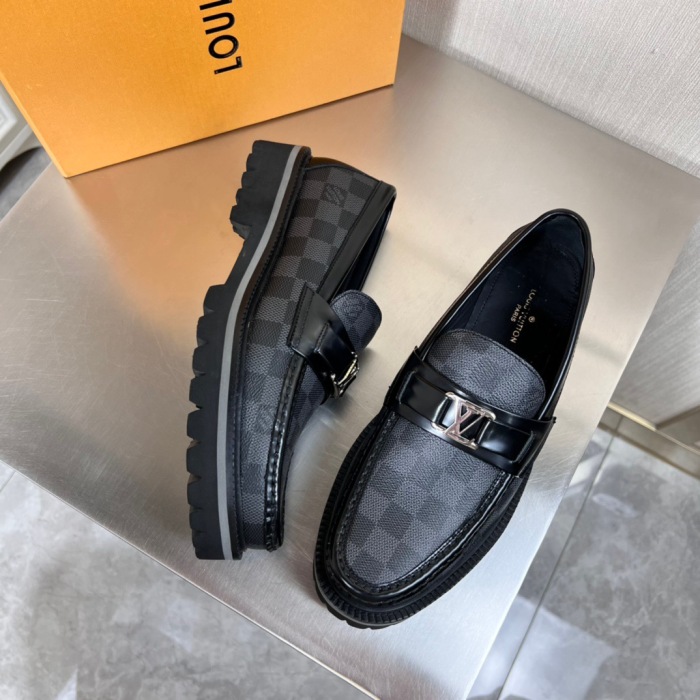Louis Vuitton MAJOR LOAFER Moccasin Loafers Size 39-45 4-Color