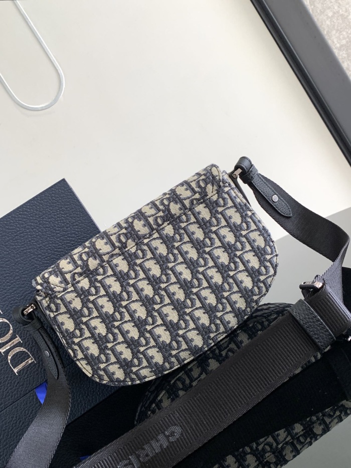 Dior Saddle Messenger Men Shoulder Bags Size 24.5*16.5*5.5cm