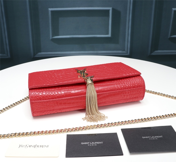 YSL Women Shoulder Bags Size 24*5.5*14.5cm