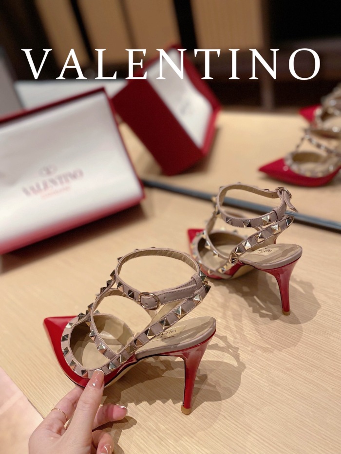Valentino Rockstud Ankle Strap Pumps Size 35-41 11-Color