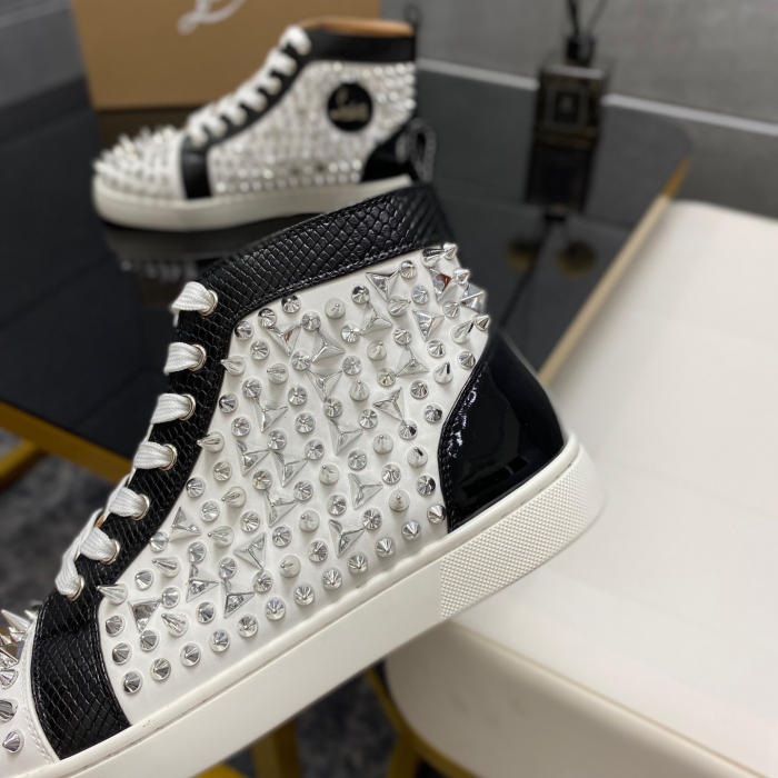 Christian Louboutin Lou Pik Pik High-Top Sneaker Size 36-46  6-Color