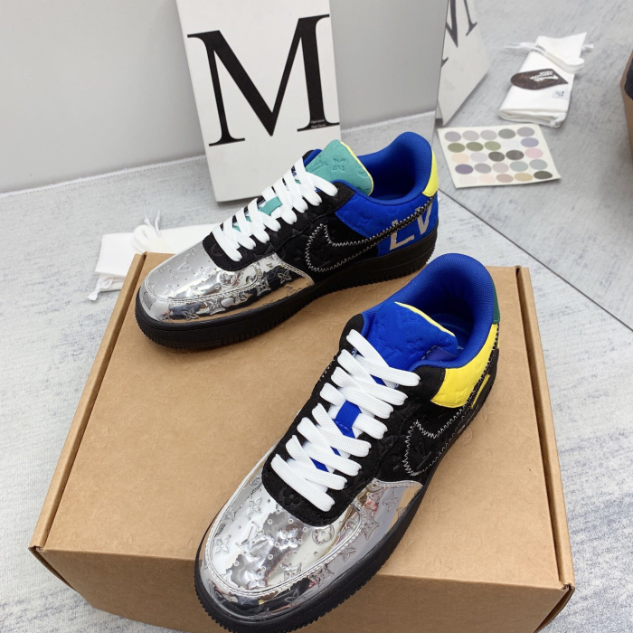 Louis Vuitton x Off White x Air Force 1 Sneaker Size 36-45   9-Color