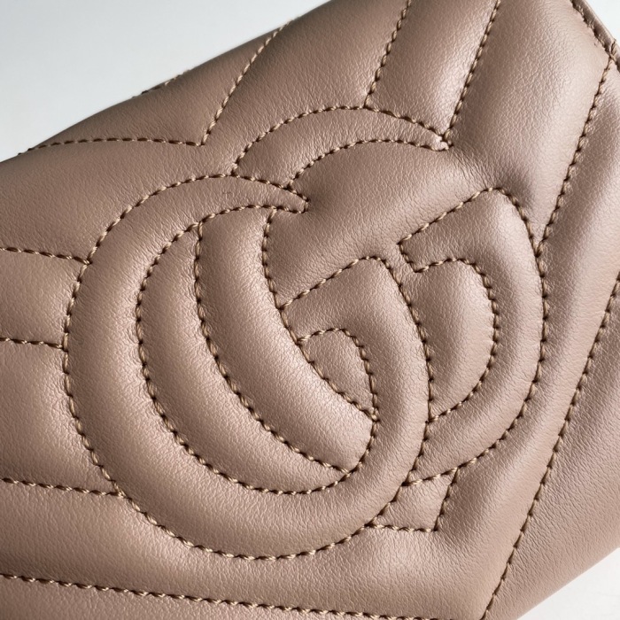 Gucci GG Marmont Women Mens Wallet Purse 12.5*10*3cm