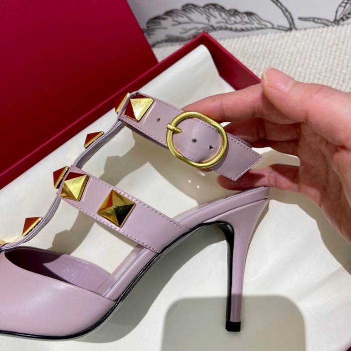 Valentino Roman Stud Calfskin Pumps Size 35-41 12-Color