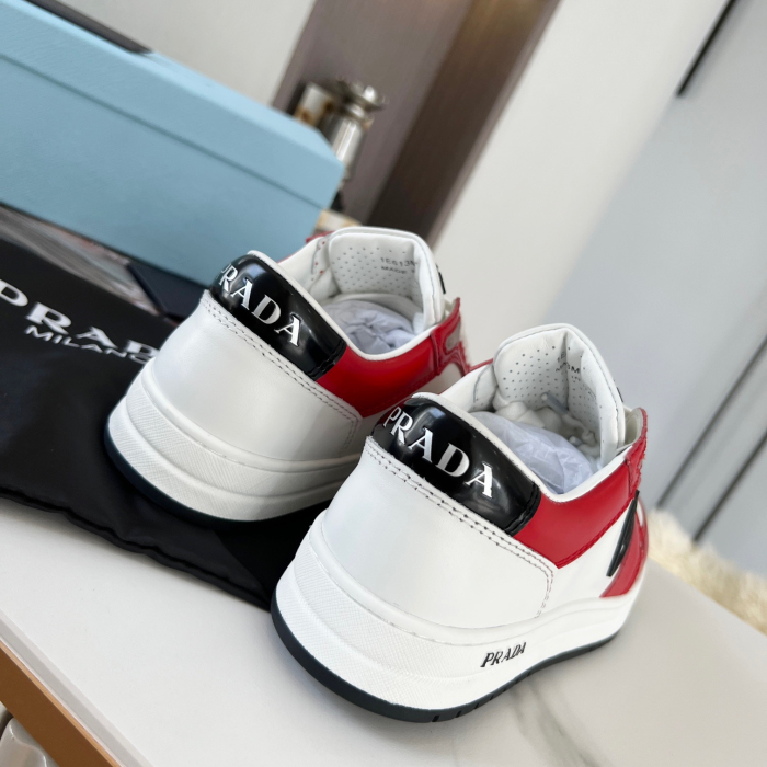 Prada District Leather Sneaker Size 36-45   5-Color