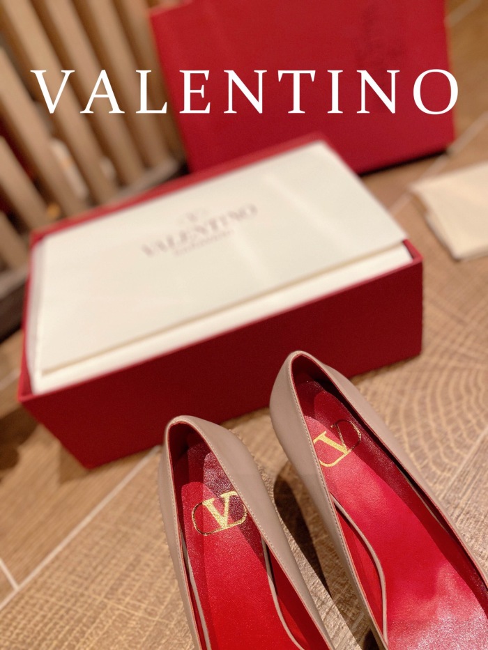 Valentino Vlogo Signature Slingback Pumps Size 35-41 4-Color