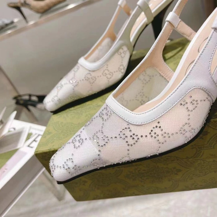 Gucci GG Slingback Pumps Size 35-41 4-Color
