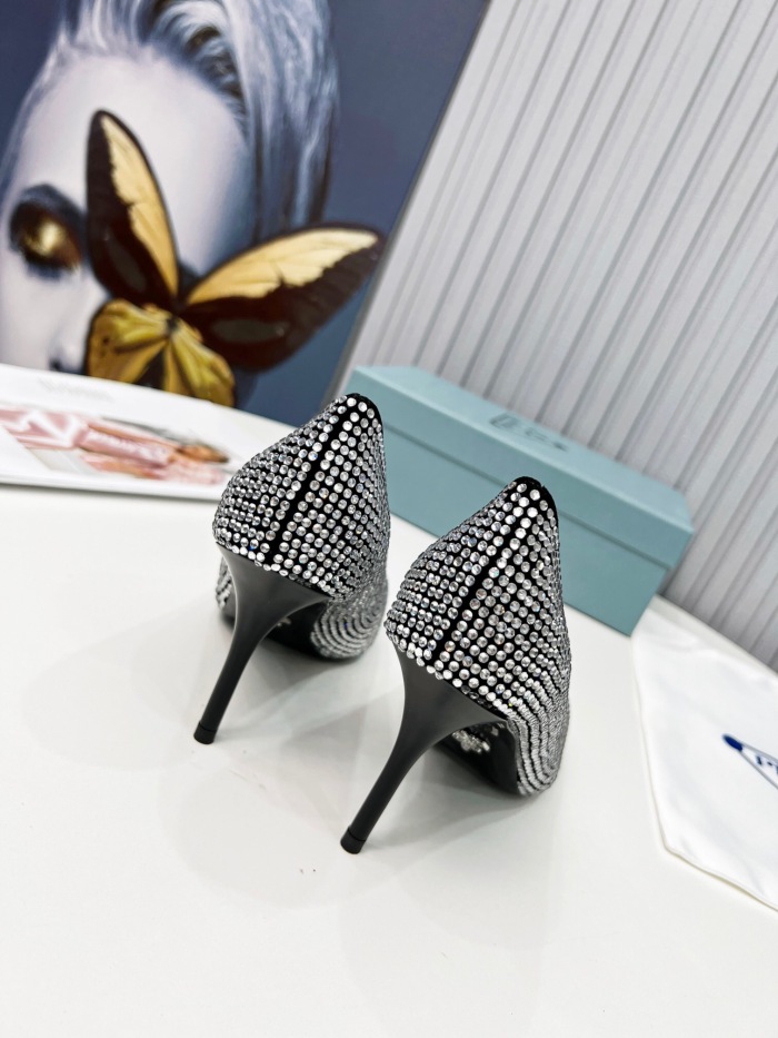 Prada Brushed Leather Pumps Size 35-41 3-Color