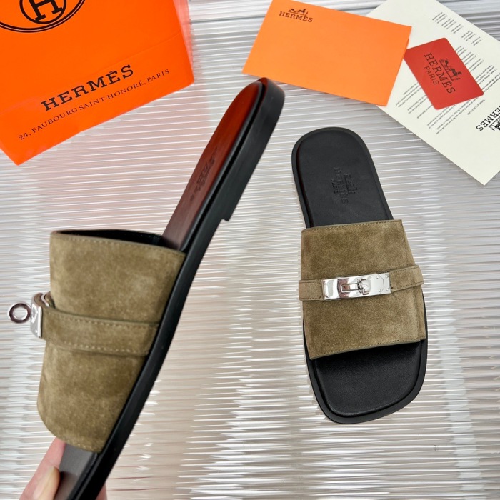 Hermes Gabriel Sandals Size 39-45  4-Color