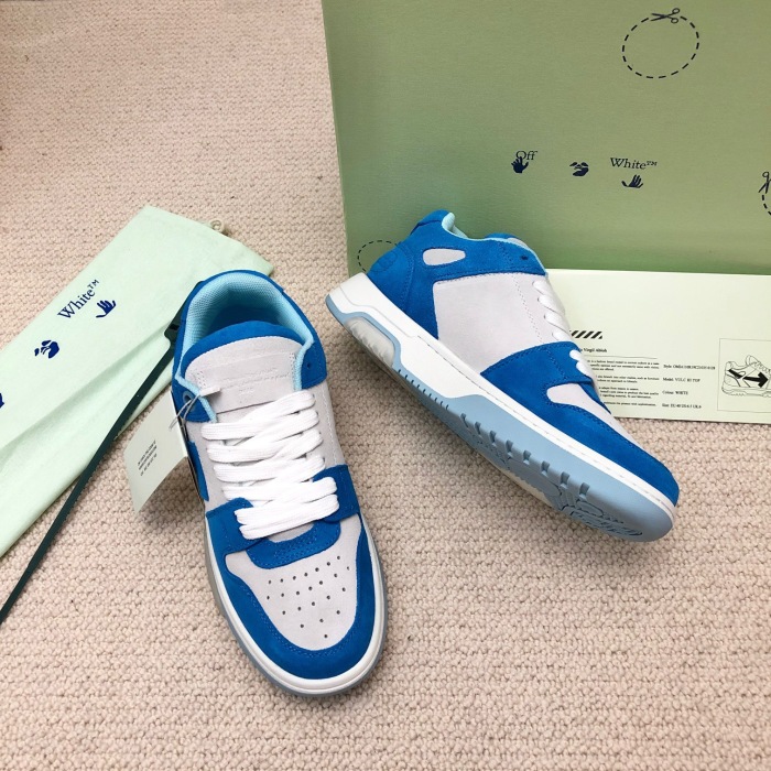 OFF White Out of Office Calf Leather Sneaker Size 35-45   8-Color