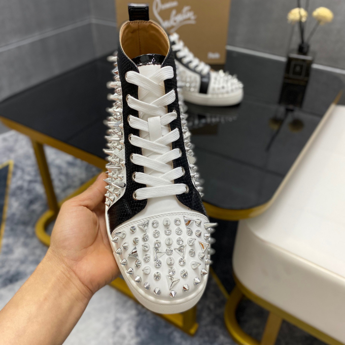 Christian Louboutin Lou Pik Pik High-Top Sneaker Size 36-46  6-Color