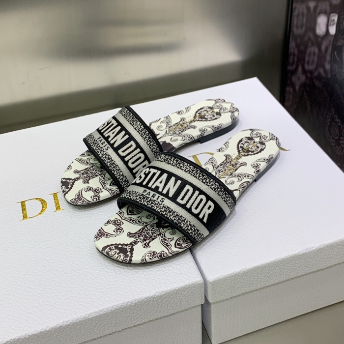 Dior Dway Slippers Size 35-41 8-Color