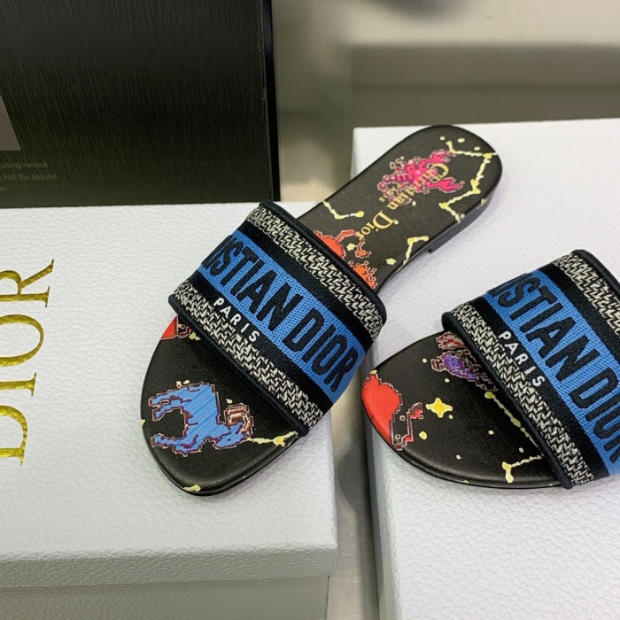 Dior Dway Slippers Size 35-41 8-Color