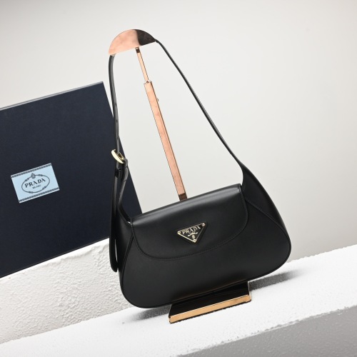 Prada 1BD358 Small Leather Shoulder Bags Size 25*15*5.5cm