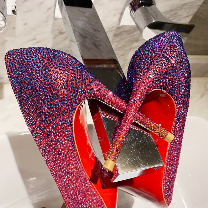Christian Louboutin Kate Strass Pumps Size 35-41 12-Color