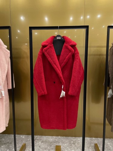 Max Mara Teddy fur long coat Size XS-M