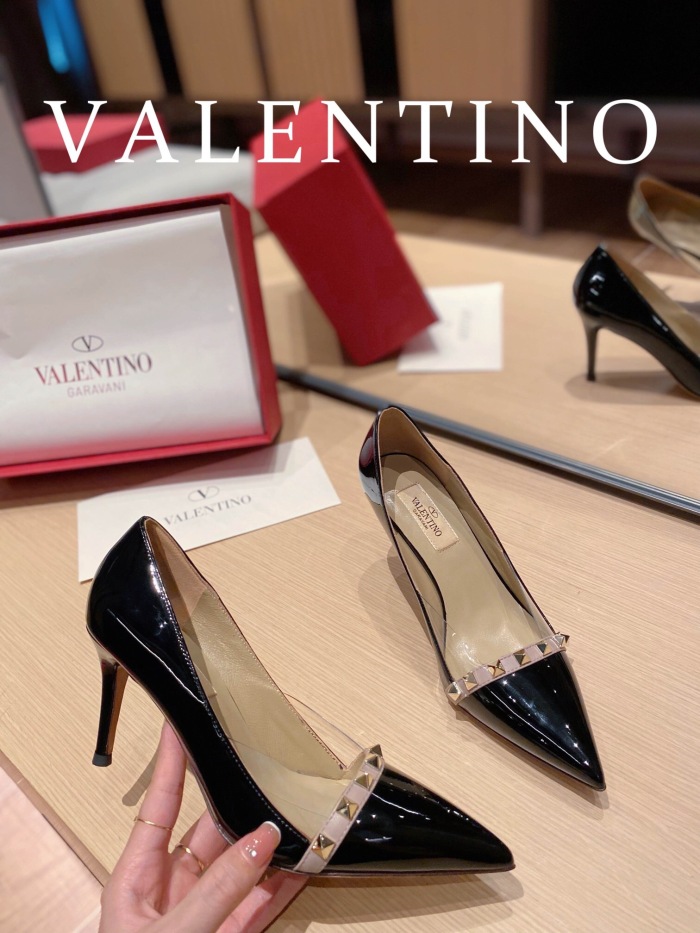 Valentino Rockstud Patent-Leather Pumps Size 35-41 3-Color
