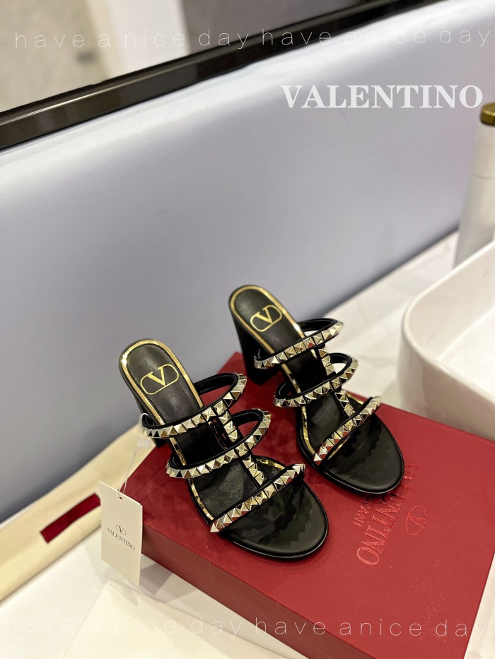 Valentino Rockstud Calfskin Leather Pumps Size 35-41 5-Color