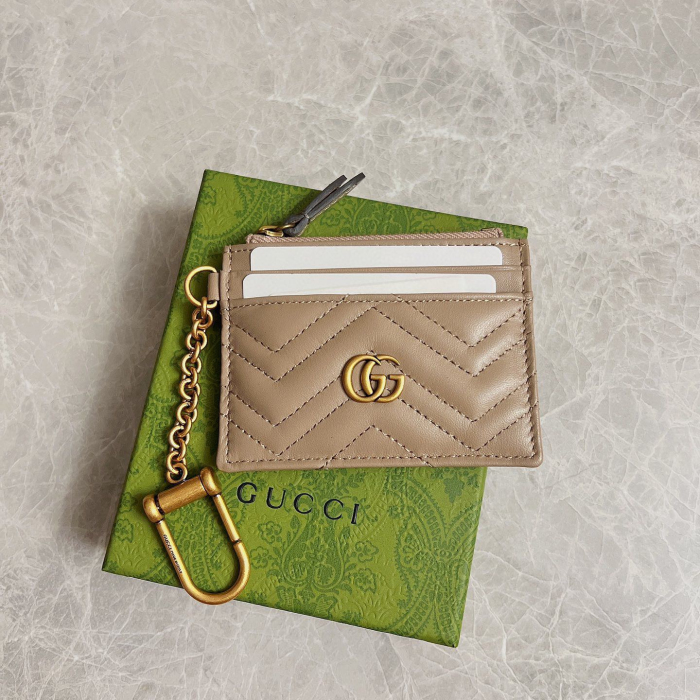 Gucci GG Marmont keychain wallet Size 10*7.5*1cm Style: 627064