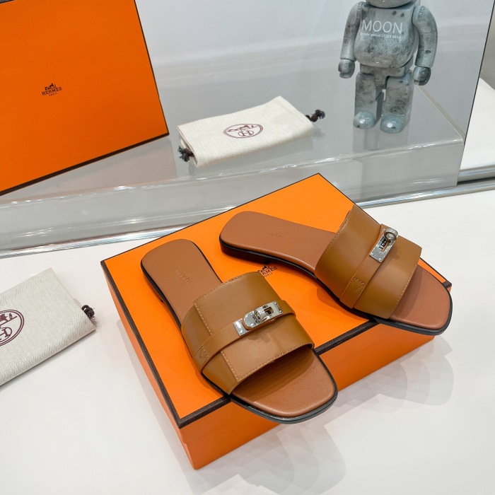 Hermes Giulia Slippers Size 35-41  3-Color