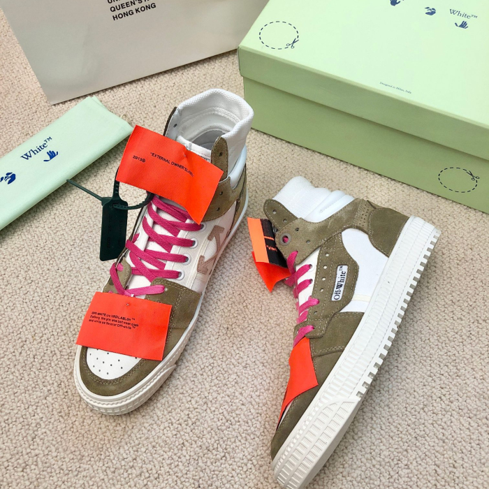 OFF White 3.0 Off Court Suede Canves Sneaker Size 35-45   11-Color