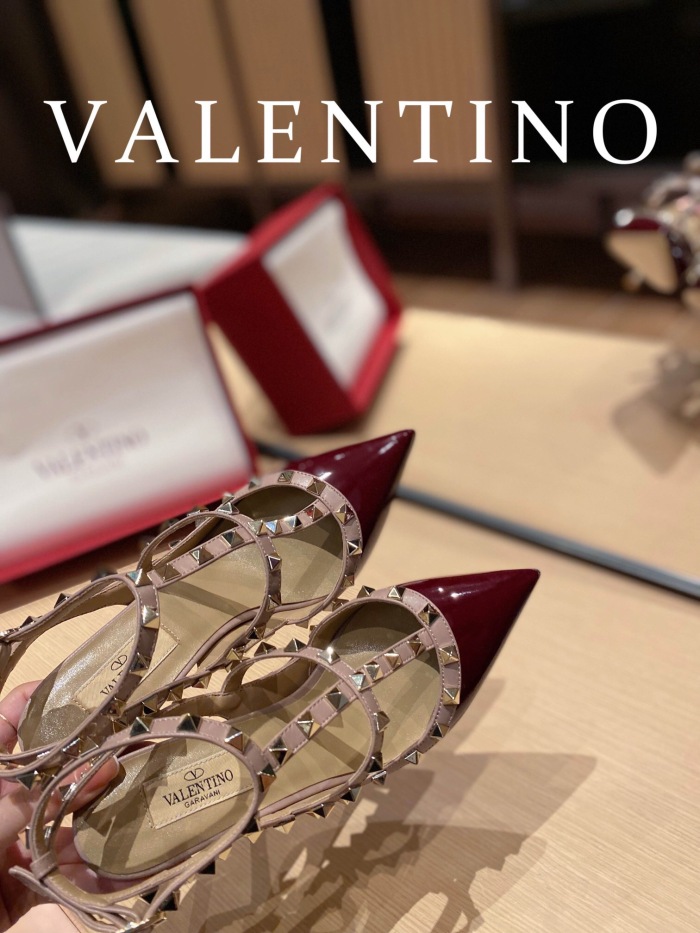 Valentino Rockstud Ankle Strap Pumps Size 35-41 11-Color