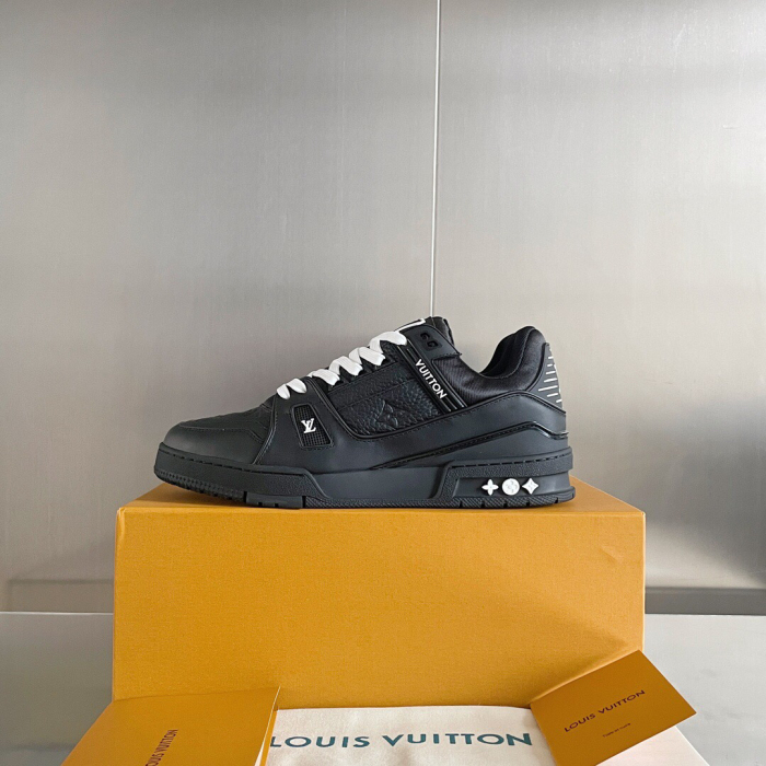 Louis Vuitton Trainer Monogram denim Sneaker Size 36-46 5-Color