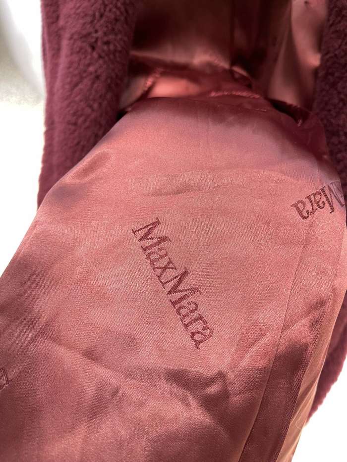 Max Mara Teddy fur long coat Size XS-M
