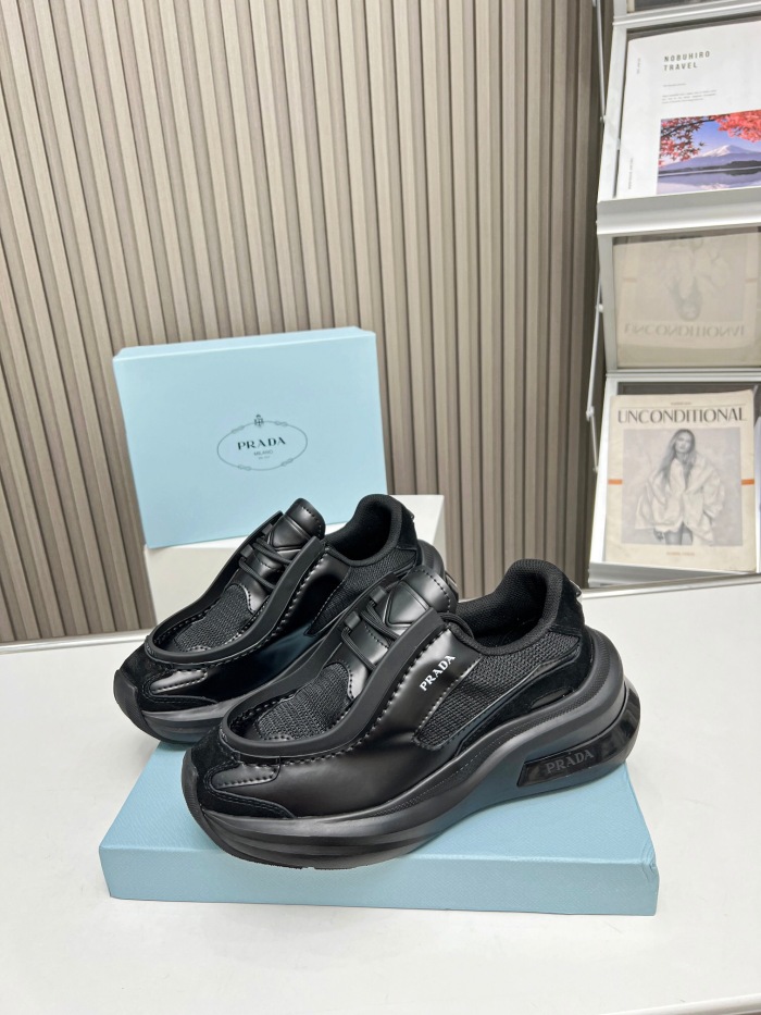 Prada 2024 New Systeme brushed leather dad Sneaker Size 36-45