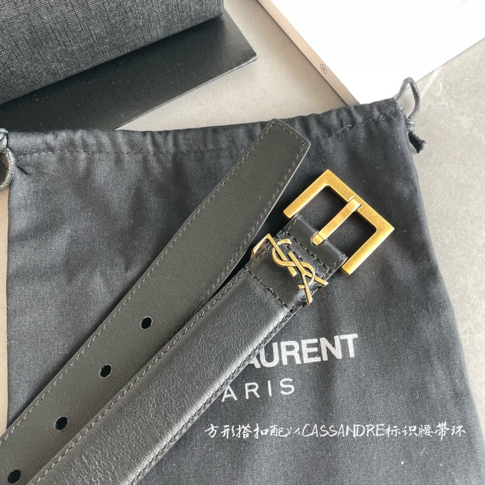 YSL Women Belt Width 3cm