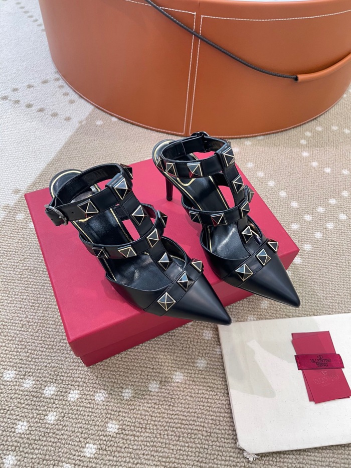 Valentino Roman Stud Calfskin Pumps Size 35-41 12-Color