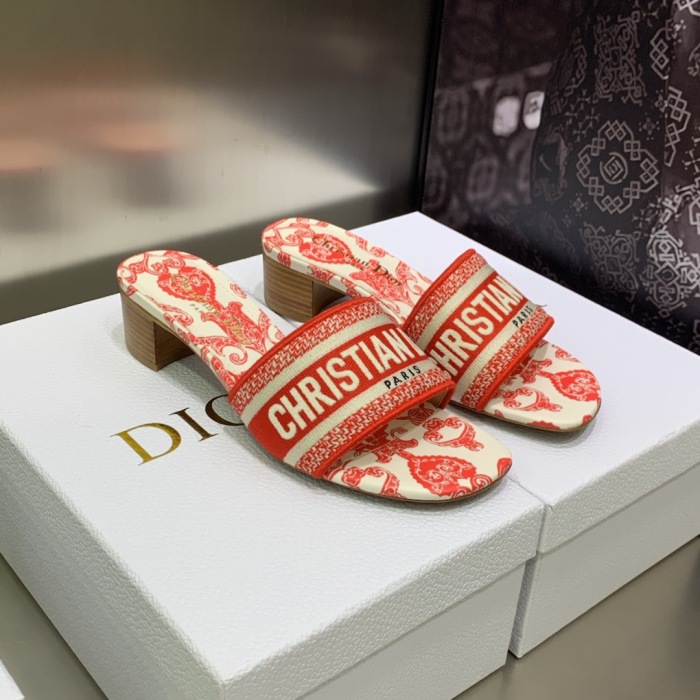 Dior Dway Heeled Sandal Pumps Size 35-41 9-Color