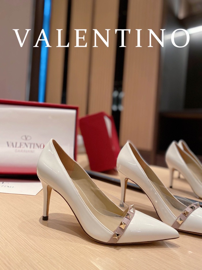 Valentino Rockstud Patent-Leather Pumps Size 35-41 3-Color