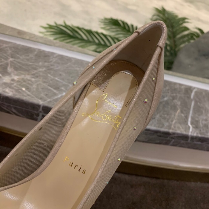 Christian Louboutin Follies Strasss Pumps Size 35-41 5-Color