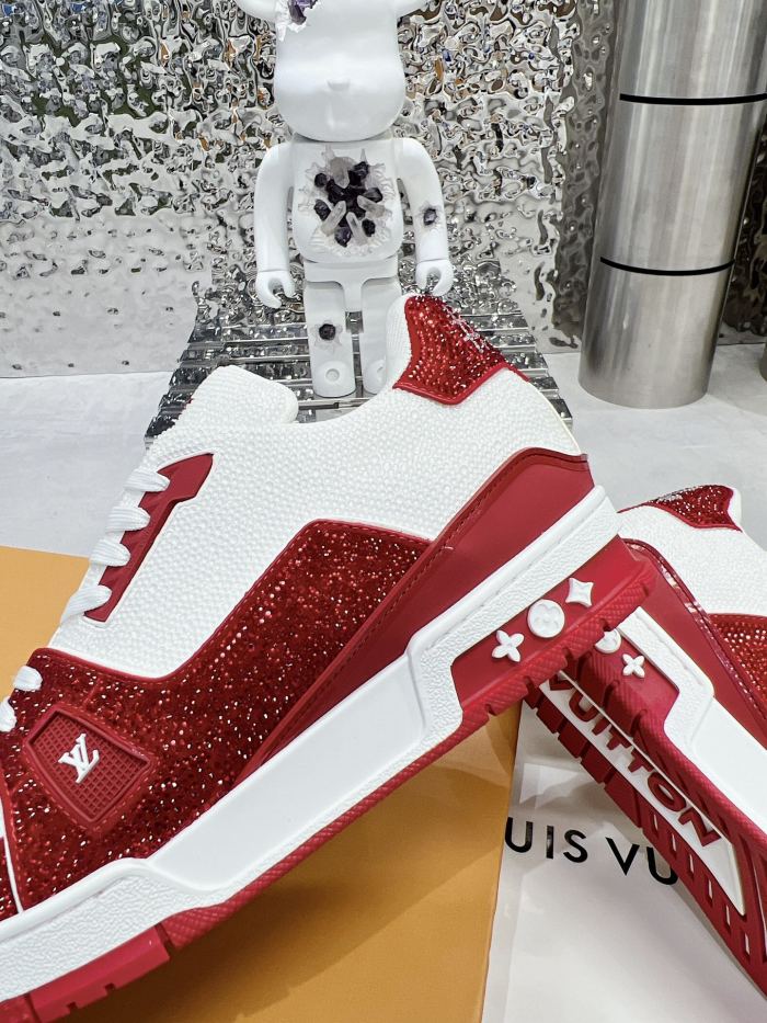 Louis Vuitton LV Trainer Diamond Sneaker Size 36-46