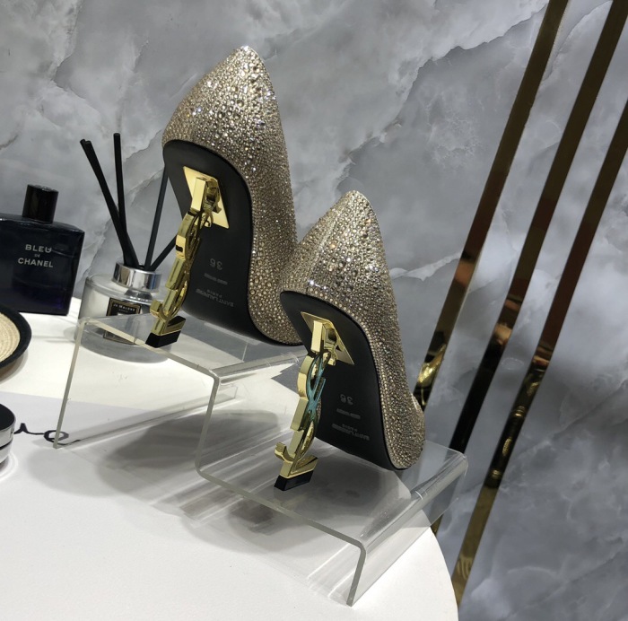 YSL Full Diamond Pumps Size 35-41