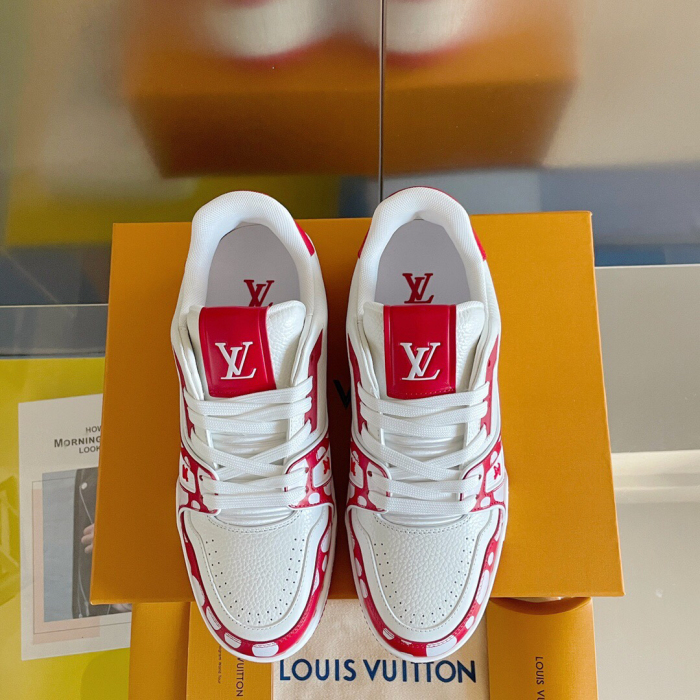 Louis Vuitton x YK LV Trainer Sneaker for Men Size 39-45   3-Color