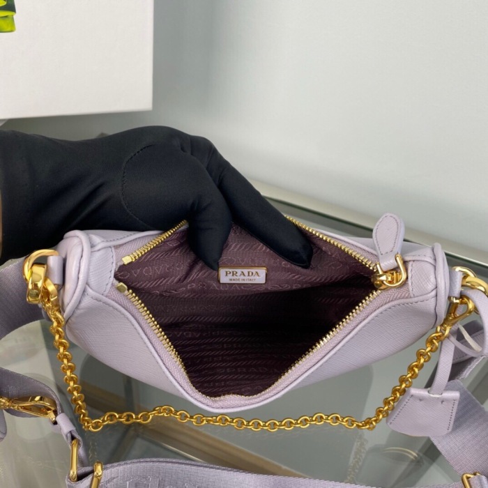 Prada 1BH204 Redition 2005 Women Bags Leather 22*18*6cm
