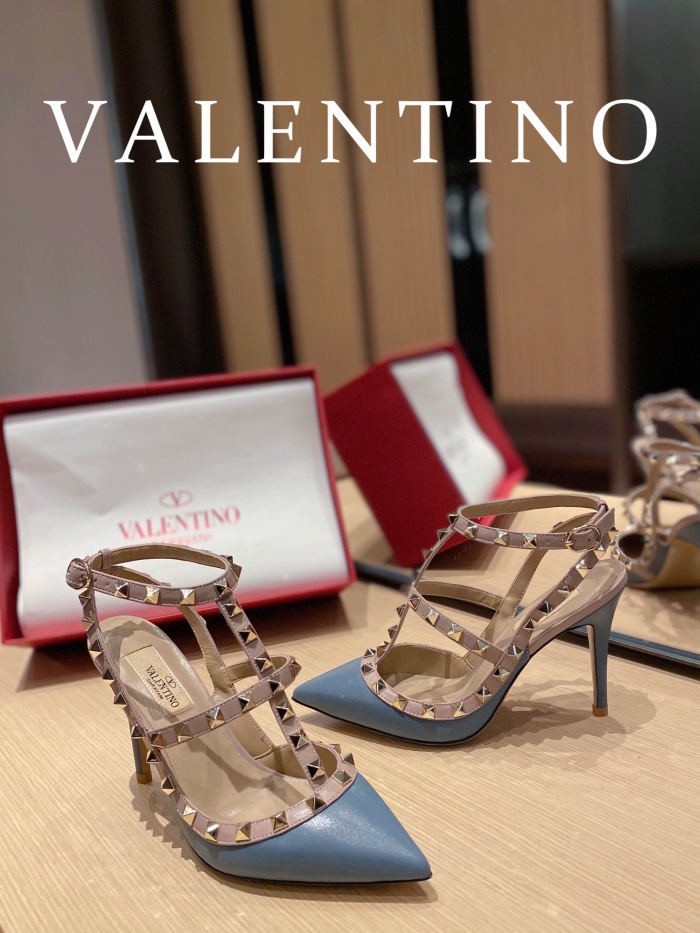 Valentino Rockstud Ankle Strap Pumps Size 35-41 11-Color