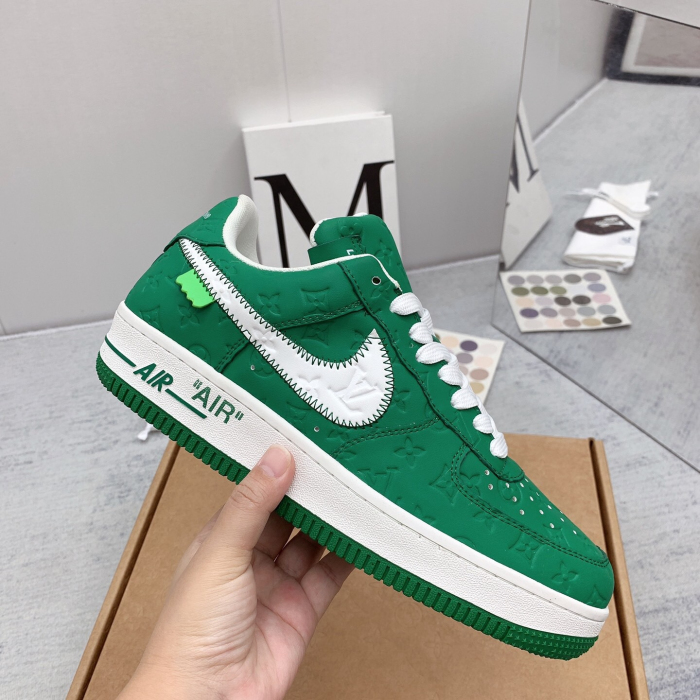 Louis Vuitton x Off White x Air Force 1 Sneaker Size 36-45   8-Color