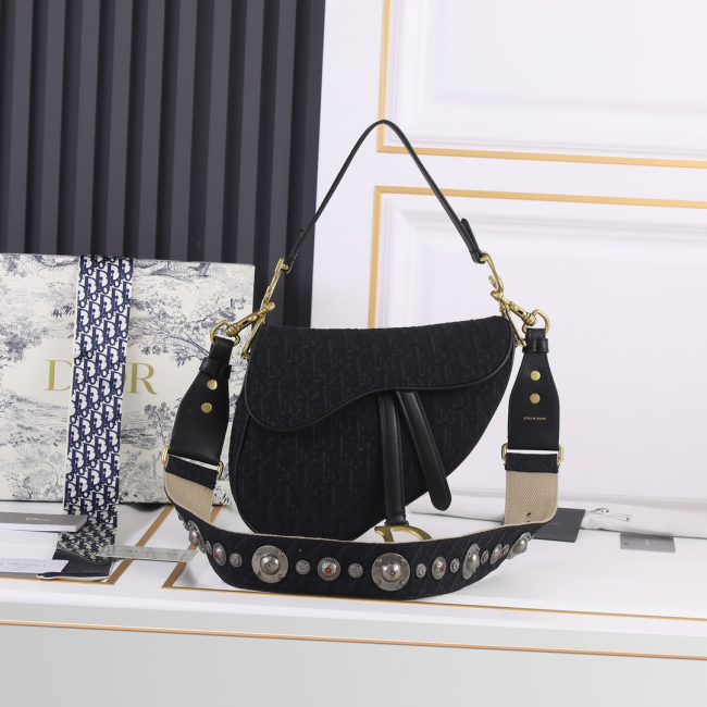 Dior Saddle Bags With Strap for Women Size 25.5*20*6.5cm