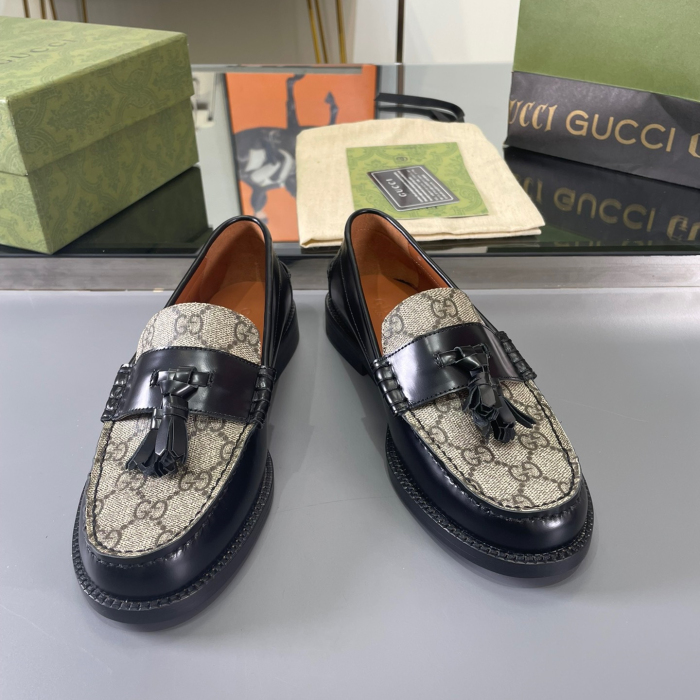Gucci GG Loafers with Tassel Size 39-45 5-Color