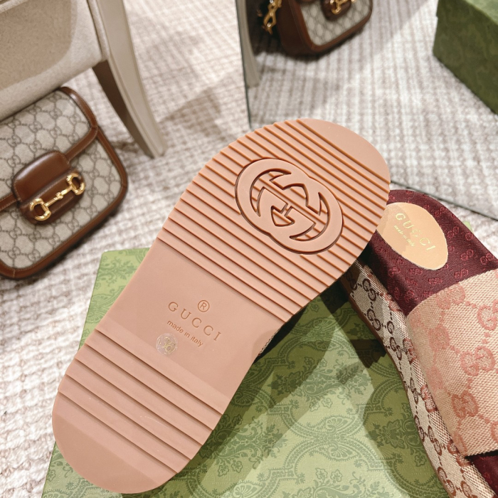 Gucci Platform Sandal Slippers Size 36-45  4-Color