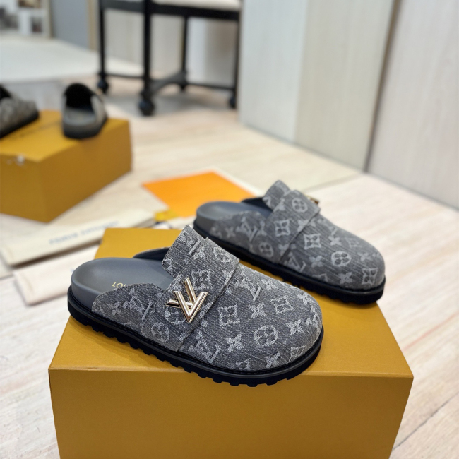 Louis Vuitton Pool Pillow Flat Comfort Slippers Size 36-46
