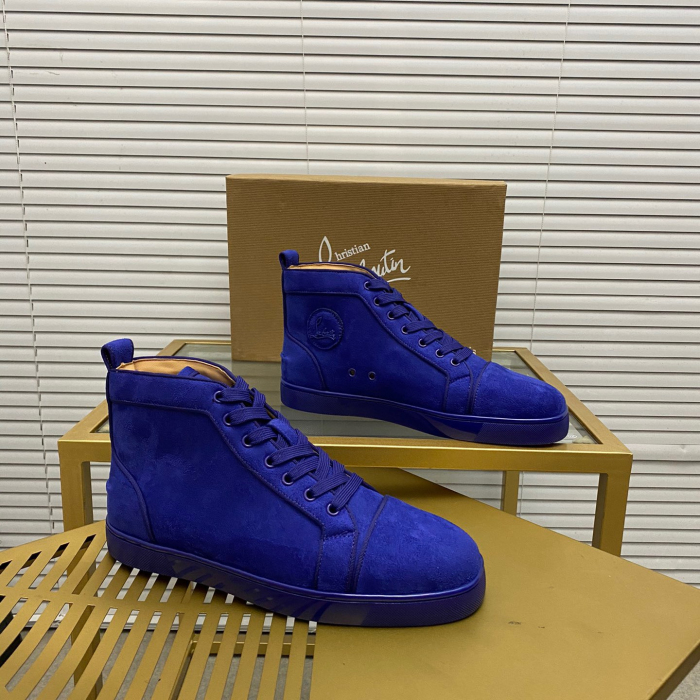 Christian Louboutin Louis High-Top Sneaker Size 36-46  7-Color